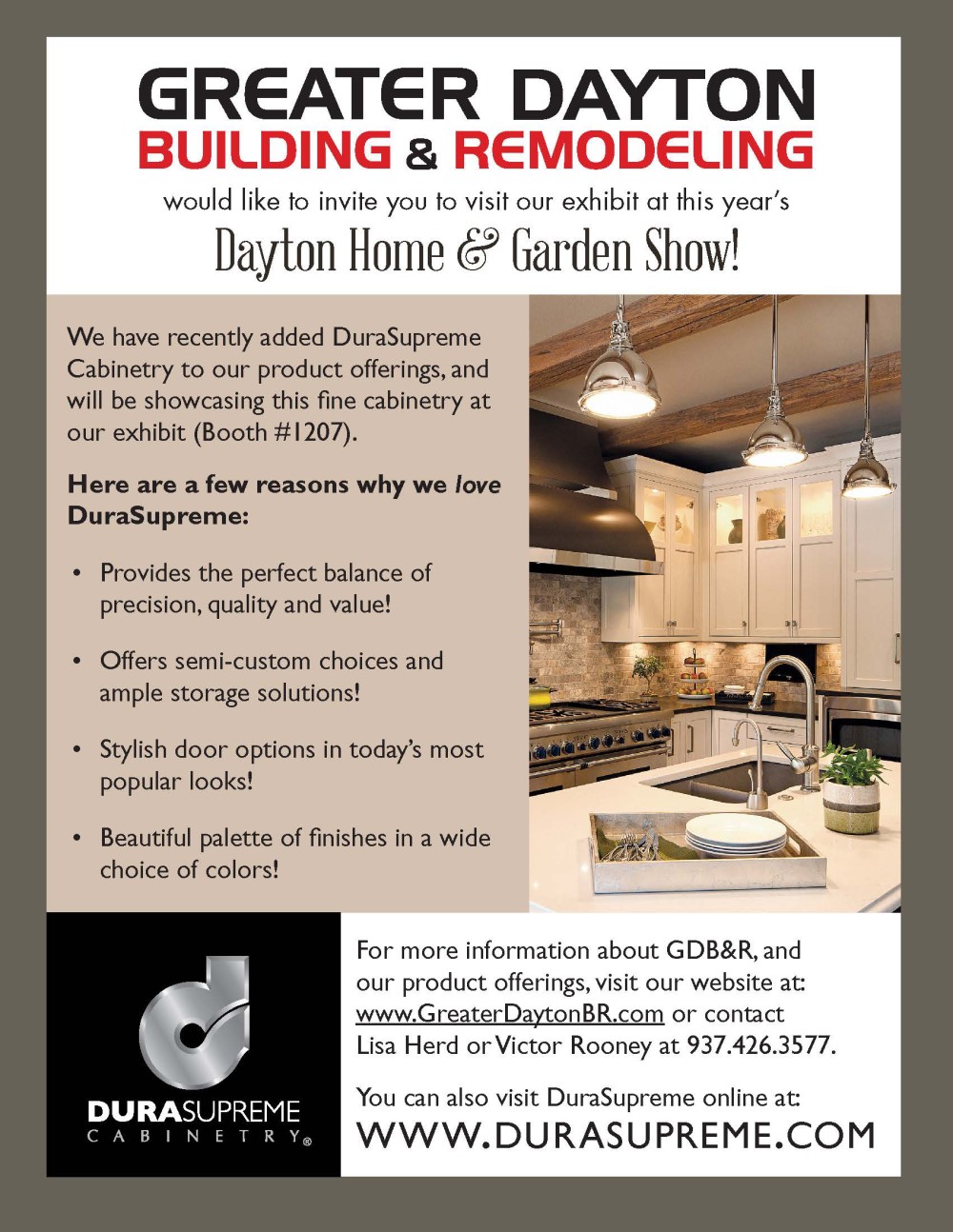 Gdbr Home And Garden Show Flyer Greater Dayton Building Remodeling